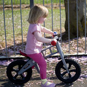 Worrybomb gets her first bicycle